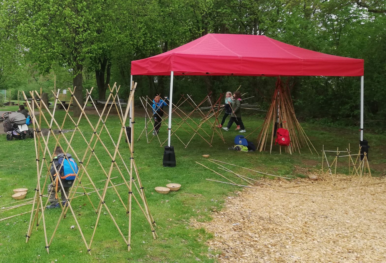 Faltzelt in Ditzingen